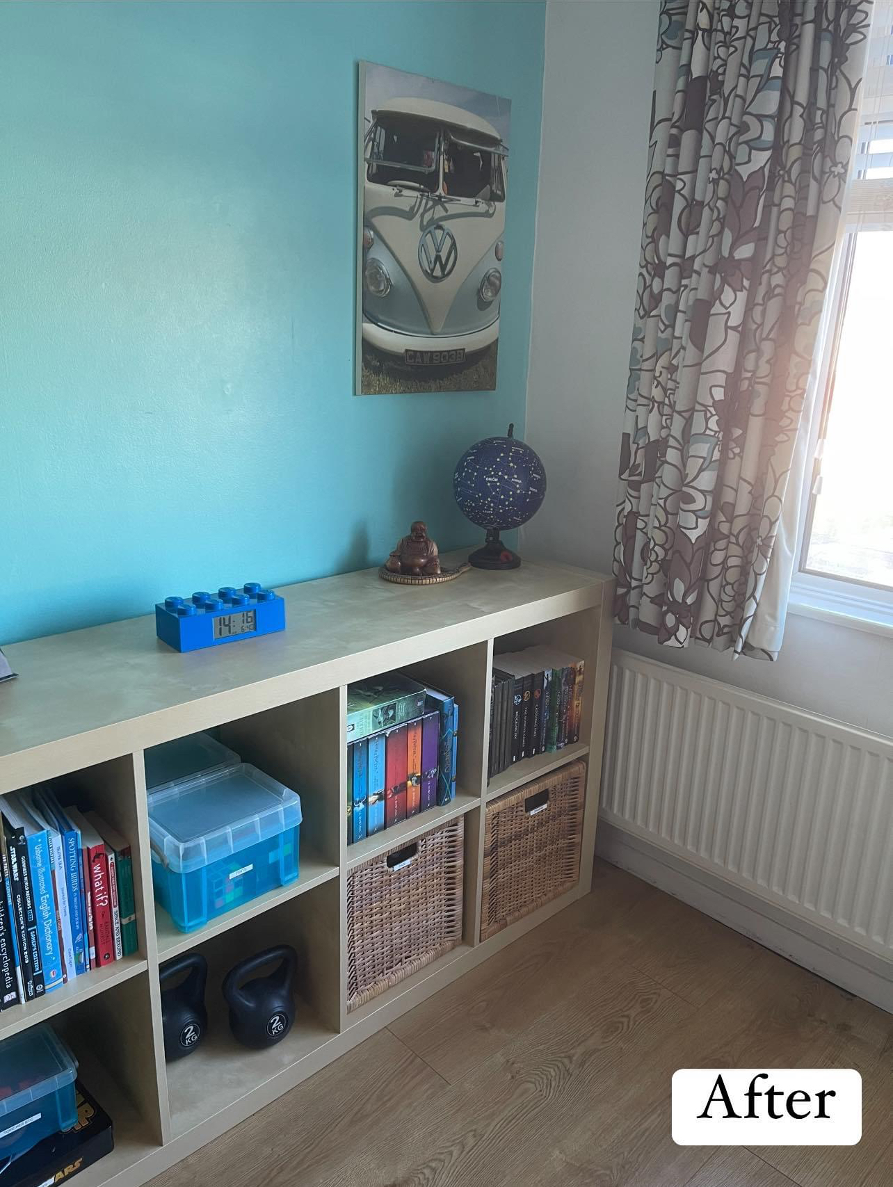 After Bookcase